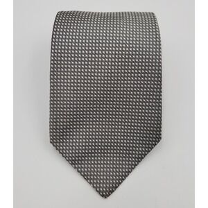 Innocenti For Tom James Neck Tie Men's One Size Gray Printed 100%‎ Silk Formal